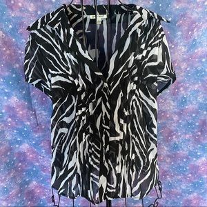 Zebra Blouse, size 6